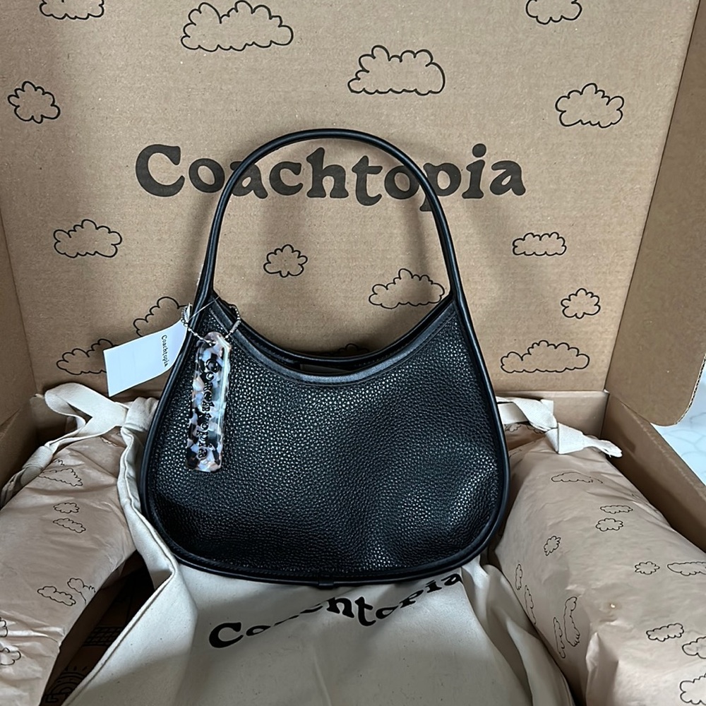 Coachtopia black ergo shoulder bag